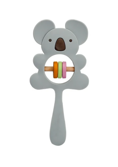 Koala Silicone Baby Rattle & Teether