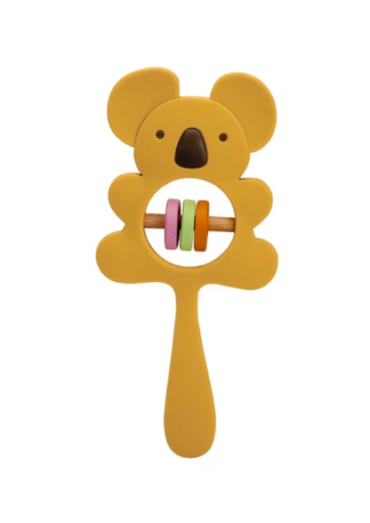 Koala Silicone Baby Rattle & Teether