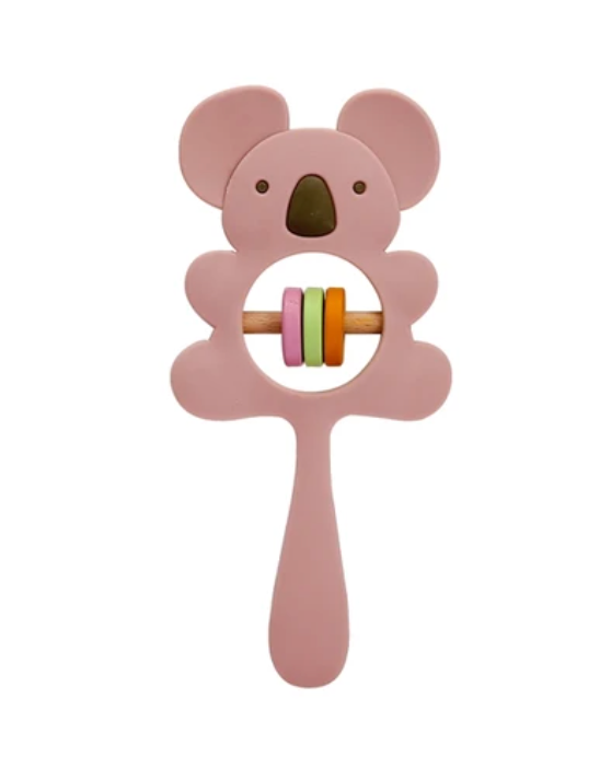 Koala Silicone Baby Rattle & Teether