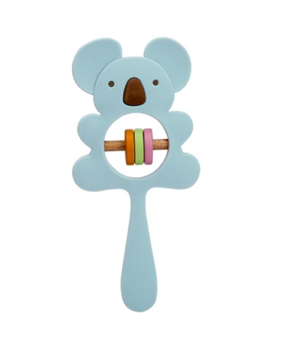 Koala Silicone Baby Rattle & Teether