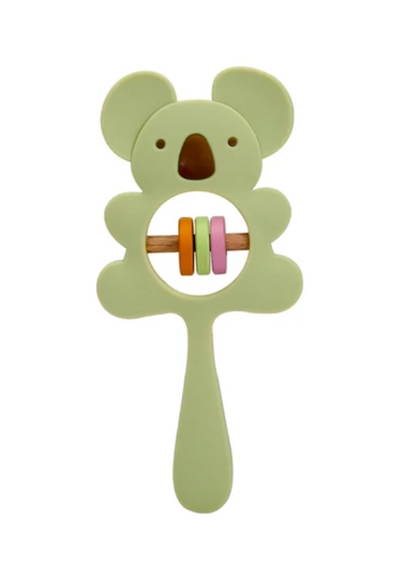 Koala Silicone Baby Rattle & Teether