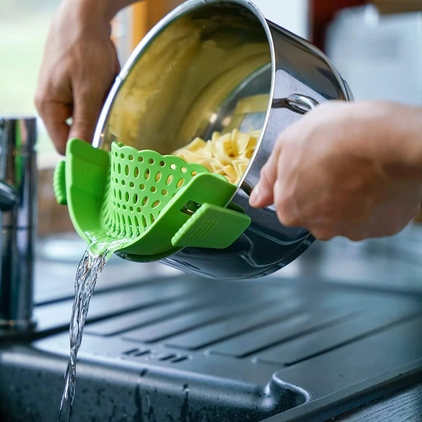 Silicone Clip Pot Strainer