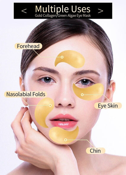 24K Gold Collagen Eye Masks